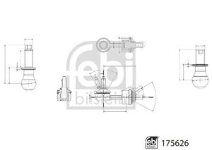 Stabilisatorstang 175626