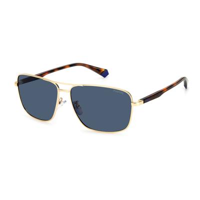 Heren zonnebril Polaroid PLD-2119-G-S-J5G-C3 Gouden Ø 61 mm