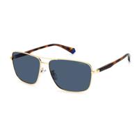 Heren zonnebril Polaroid PLD-2119-G-S-J5G-C3 Gouden Ø 61 mm