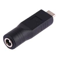 5 5 x 2.5 mm vrouwelijk naar USB-C/type-C male plug adapter connector