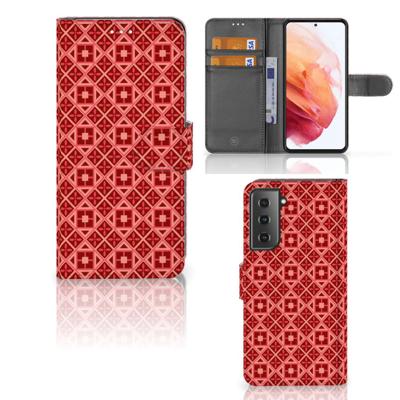 Samsung Galaxy S21 | Telefoon Hoesje | Batik Rood