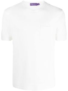 Ralph Lauren Purple Label t-shirt à col rond - Blanc