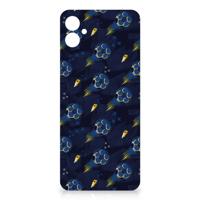 Doorzichtige Silicone Hoesje voor Samsung Galaxy A04e Voetbal Doorzichtige Silicone Hoesje voor Samsung Galaxy A04e Voetbal