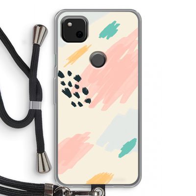 Sunday Chillings: Pixel 4a Transparant Hoesje met koord