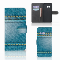 HTC U11 Wallet Case met Pasjes Jeans - thumbnail