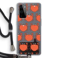 Krab: OnePlus 9 Pro Transparant Hoesje met koord