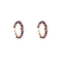 Day&Eve Oorringen Beads Lila Mix Goud Day&Eve Oorringen Beads Lila Mix Goud