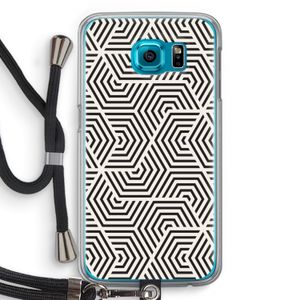 Magic pattern: Samsung Galaxy S6 Transparant Hoesje met koord