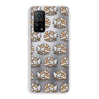 Slapende poes: Xiaomi Mi 10T 5G Transparant Hoesje