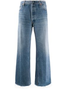 RE/DONE jean crop droit - Bleu