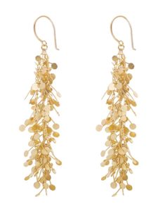 Sia Taylor 18kt yellow gold Dots Cluster drop earrings