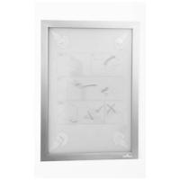 Durable 484323 Documenthouder Zilver (b x h) 236 mm x 323 mm DIN A4 staand, DIN A4 liggend