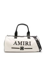 AMIRI logo-embroidered two-tone holdalls - Tons neutres - thumbnail