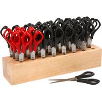 Creativ Company Schoolscharen met rek, l: 14 cm, rond, 1 set