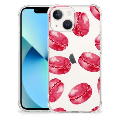 iPhone 13 mini Beschermhoes Pink Macarons iPhone 13 mini Beschermhoes Pink Macarons