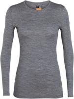 Icebreaker Merino 200 Oasis LS Crewe Thermoshirt Dames Gritstone Hthr-013 M