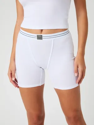 Dames boxershort lange pijpjes - Original rib boxer