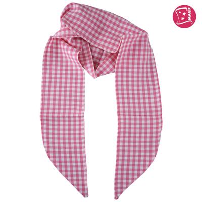 Sjaaltje pink wit