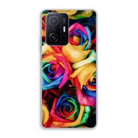 Neon bloemen: Xiaomi 11T Transparant Hoesje