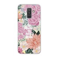 Kindness matters: Samsung Galaxy A6 Plus (2018) Transparant Hoesje