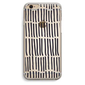 Moroccan stripes: iPhone 6 / 6S Transparant Hoesje