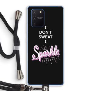 Sparkle quote: Samsung Galaxy Note 10 Lite Transparant Hoesje met koord