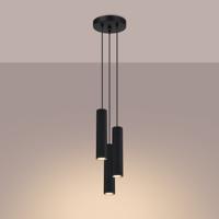 Hanglamp KARBON 3P zwart