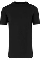 RAGMAN Regular Fit T-Shirt ronde hals zwart, Effen - thumbnail