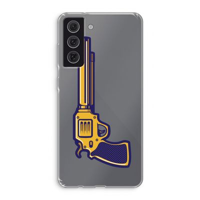 Pew Pew Pew: Samsung Galaxy S21 FE Transparant Hoesje