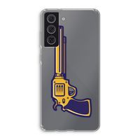 Pew Pew Pew: Samsung Galaxy S21 FE Transparant Hoesje