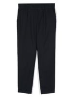 Emporio Armani Kids pantalon droit à taille élastiquée - Bleu