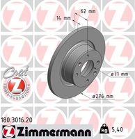 Remschijf Coat Z 180301620