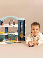 Grote garage LITTLE SMOBY meerkleurig