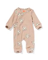 HEMA Nijntje Newborn Meegroei Jumpsuit Lichtbruin (lichtbruin)