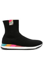 Paul Smith Comet logo-patch high-top sneakers - Noir - thumbnail