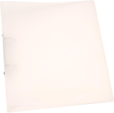 Q-CONNECT ringmap, PP, 2 ringen, 25 mm, transparant