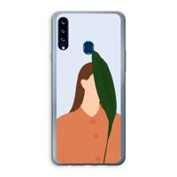 Leaf: Samsung Galaxy A20s Transparant Hoesje