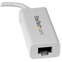 StarTech.com USB-C naar gigabit netwerkadapter USB 3.1 Gen 1 (5 Gbps) Wit - thumbnail