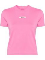 Jacquemus t-shirt Gros Grain à patch logo - Rose - thumbnail