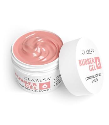 Claresa rubber gel 6 blush pink 45gr.
