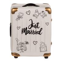 Spaarpot koffer 'Just Married' - thumbnail