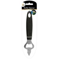 DID Flesopener - zwart - kunststof en RVS - 18 cm - Keukengerei - Flessen opener