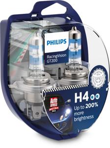 Philips Philips 12342RGTS2 Racing Vision GT200 H4 2 stuks 0730255