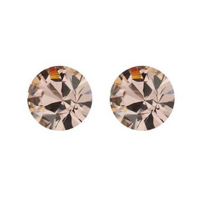 Biba Oorbellen met Swarovski Steentje Vintage Rose