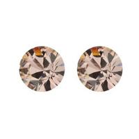 Biba Oorbellen met Swarovski Steentje Vintage Rose
