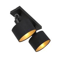 Mexlite Ornoir plafondlamp zwart