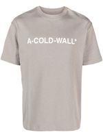 A-COLD-WALL* t-shirt en coton à logo imprimé - Gris - thumbnail