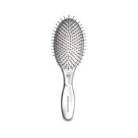 Olivia Garden Oval Nylon Bristle Silver