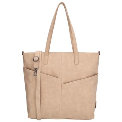 Beagles Shopper/Schoudertas Lourenza Taupe