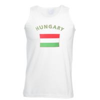 Witte heren tanktop Hongarije - thumbnail